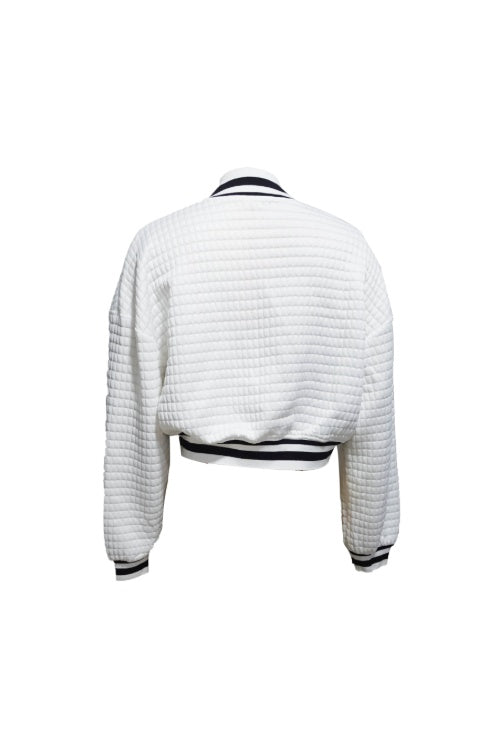 The Rebekah Contrast Button Jacket