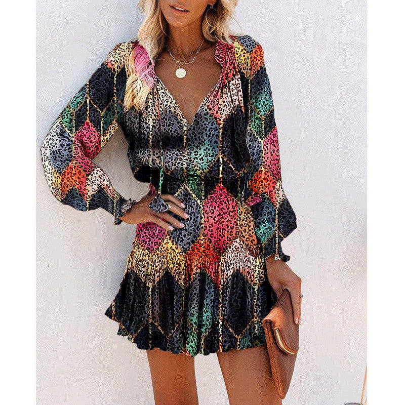 The Naomi Floral Long-Sleeve Dress