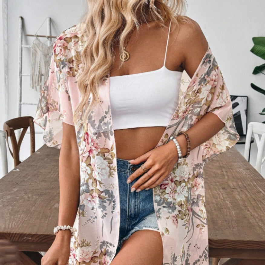 The Lily Floral Short-Sleeve Jacket
