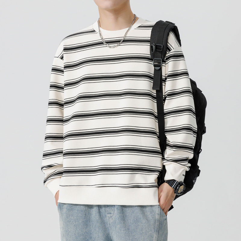 The Jordan Striped Knit Crewneck
