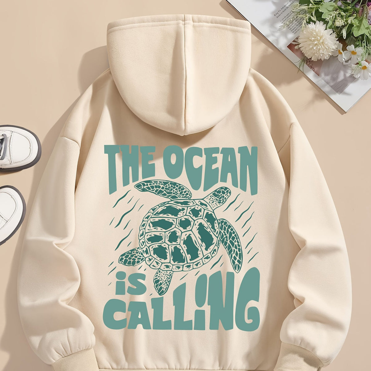 The Eden Turtle Print Hoodie