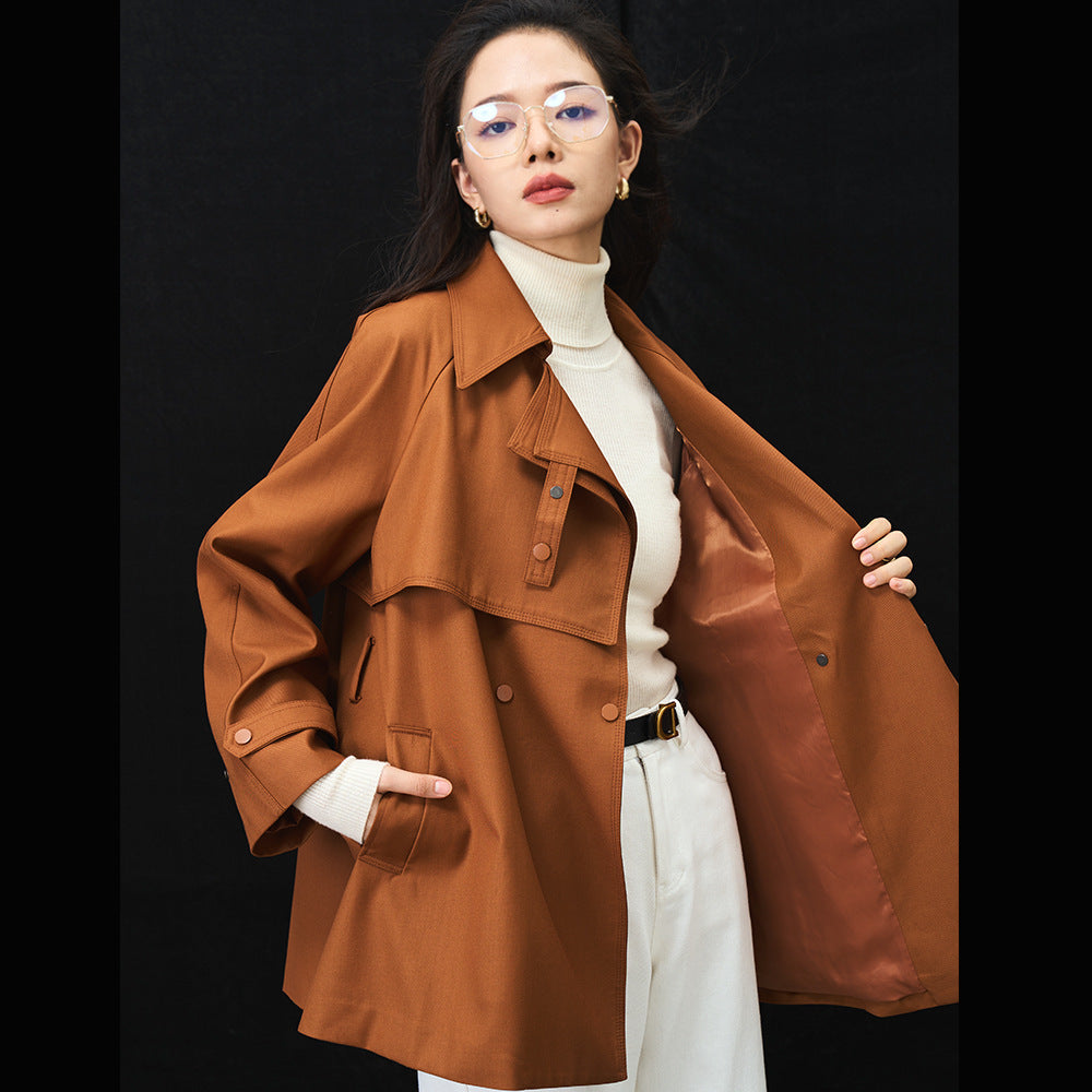 The Julia Asymmetric Trench Coat