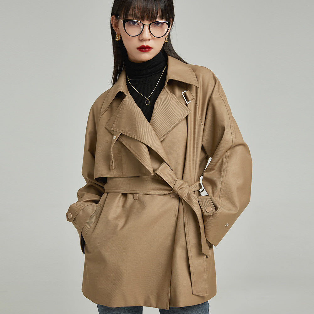 The Julia Asymmetric Trench Coat