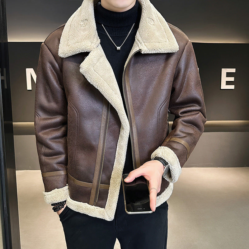 The Moses Fleece-Lined Moto Jacket