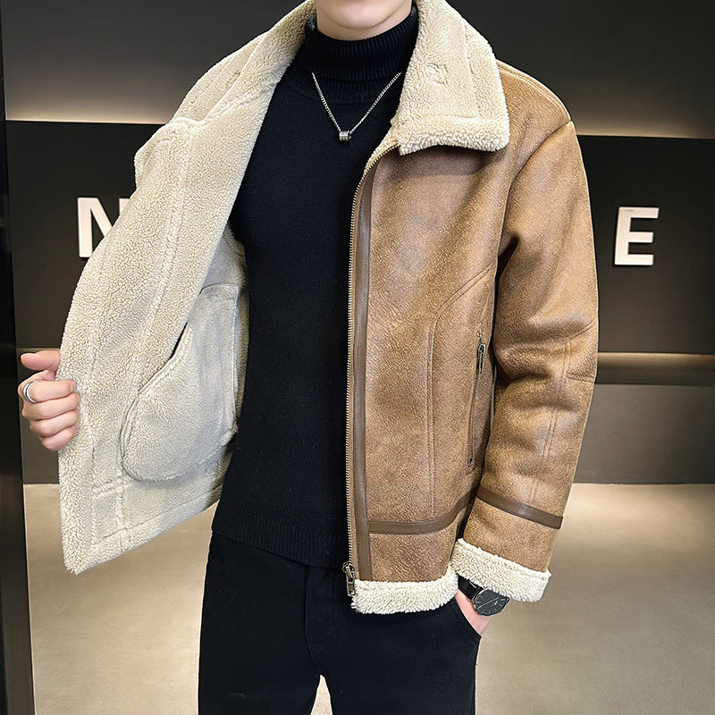 The Moses Fleece-Lined Moto Jacket