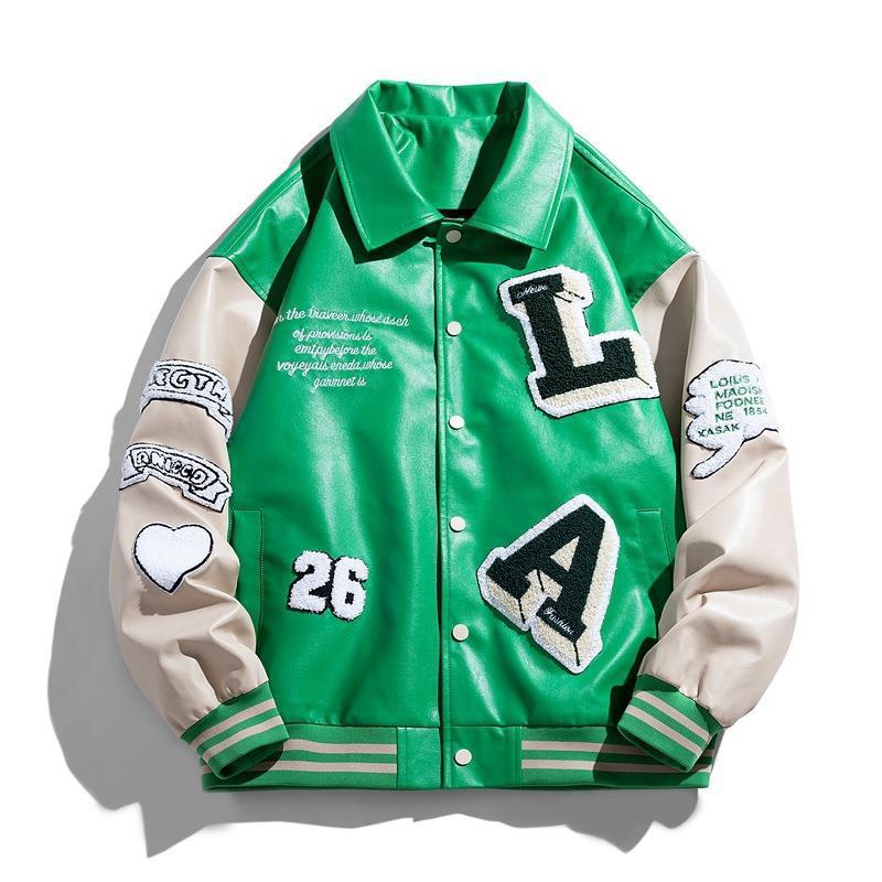 The David Varsity PU Jacket